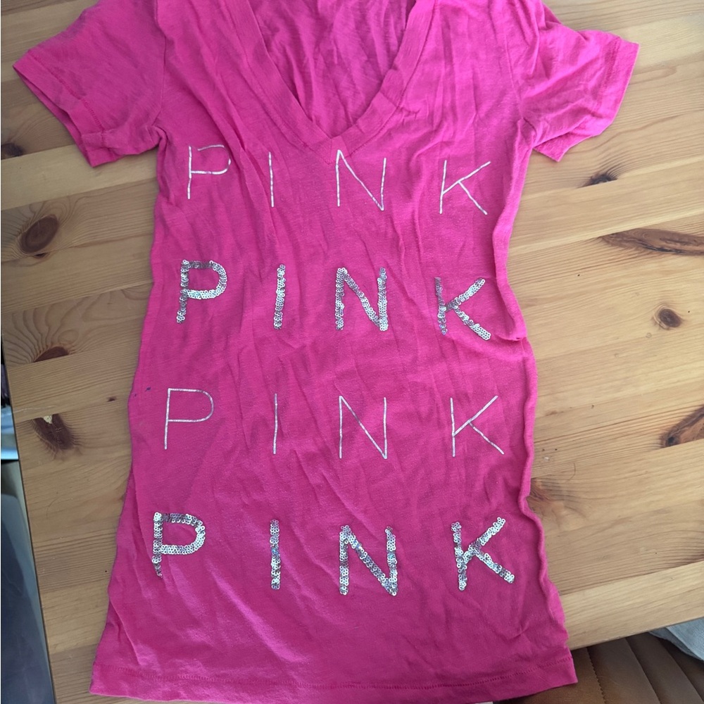 Victoria's Secret Pink V-Neck T-Shirt